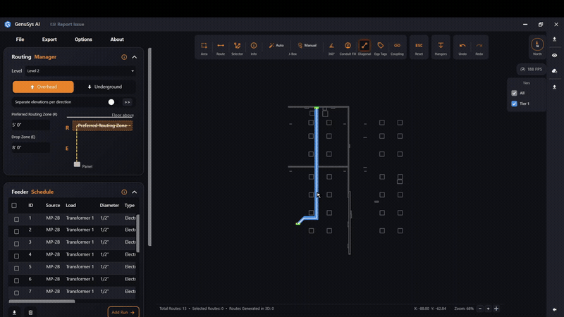 Conduit Fill calculator demo