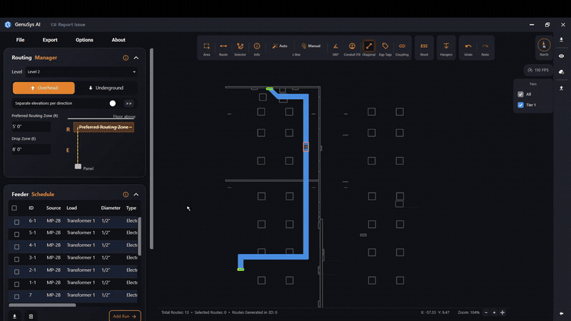 Manual J-Box placement demo