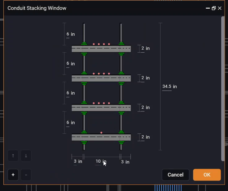 The Conduit Stacking window